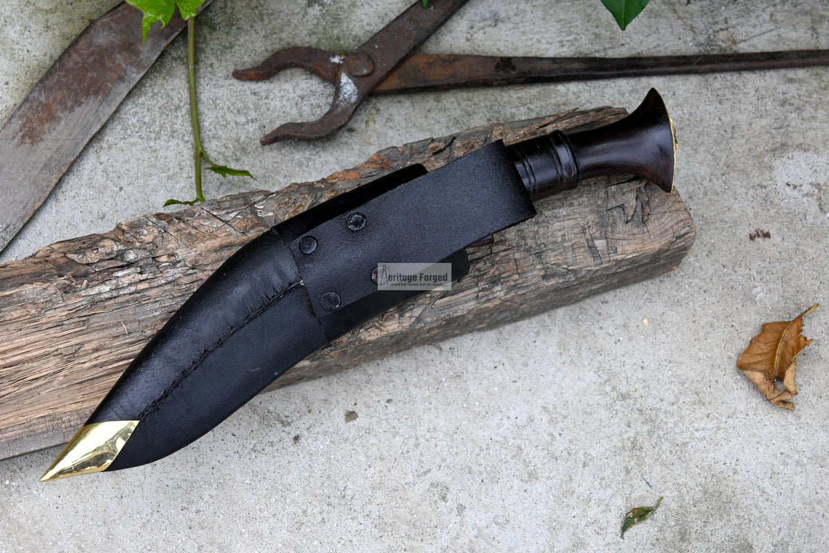 CURRENT OFFICIAL KHUKURI / Nepal police khukuri/ 9 inches Long blade official kukri / Standard kukri/ Leaf spring of truck/Sharpen