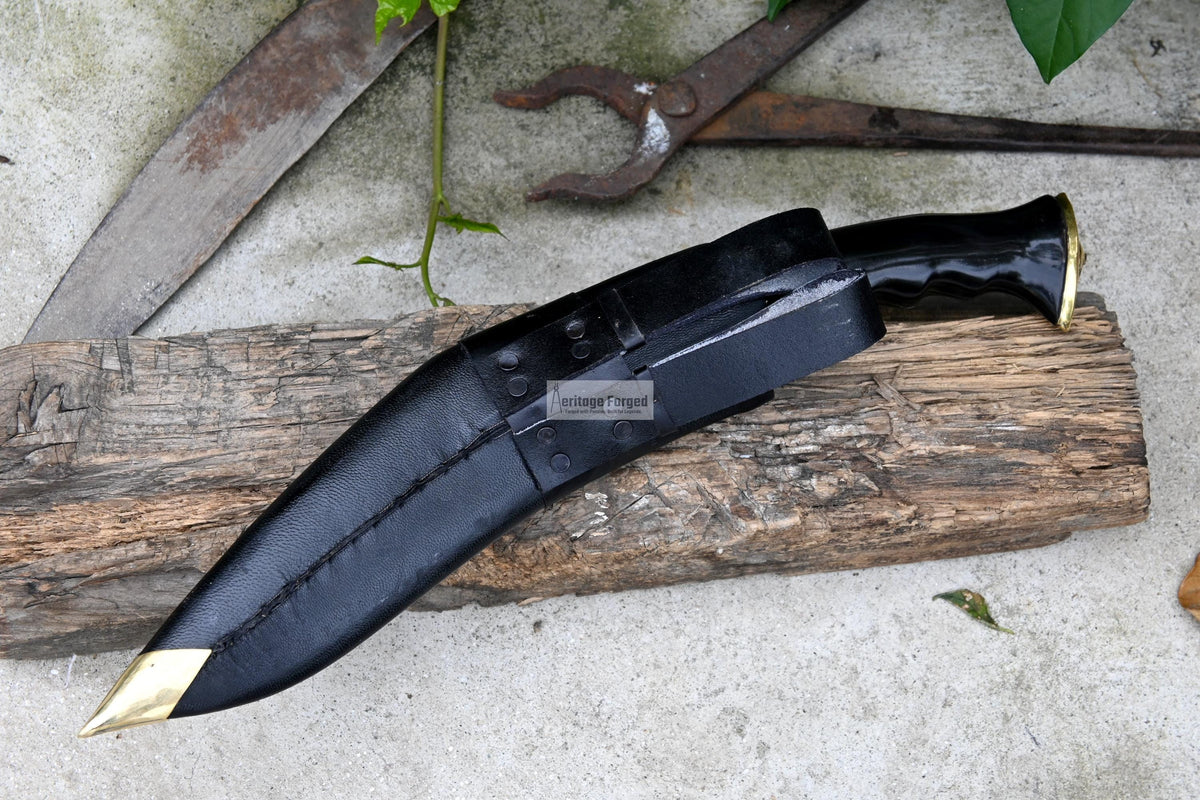 OFFICIAL KHUKURI / kukri Machete/ 10 inches Long blade official kukri / Gripper Handle/ Leaf spring of truck/ Tempered/Sharpen/Working kukri