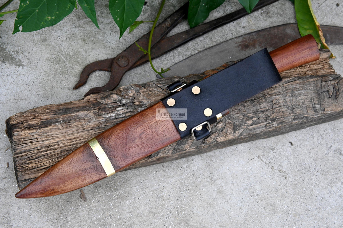 SEAX KNIFE / 10 inches long Blade / Hand forged hunting knife /bush craft knife / Tempered / Sharpen/ Ready to use