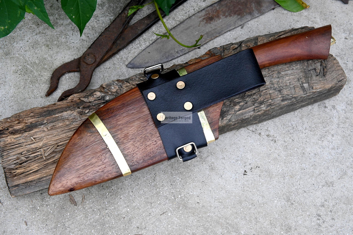 CHEF CLEAVER/Kitchen Chopper / 9 inches long Blade / Hand forged hunting knife / jungle chef knife / Tempered / Sharpen/ Ready to use