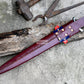 SWISS DEGEN SWORD /17 inches long Blade Hand forged sword/Leaf spring of truck/Balance water tempered/Short sword/Sharpen/Sheath included