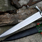 Handmade Viking dagger fixed blade full view