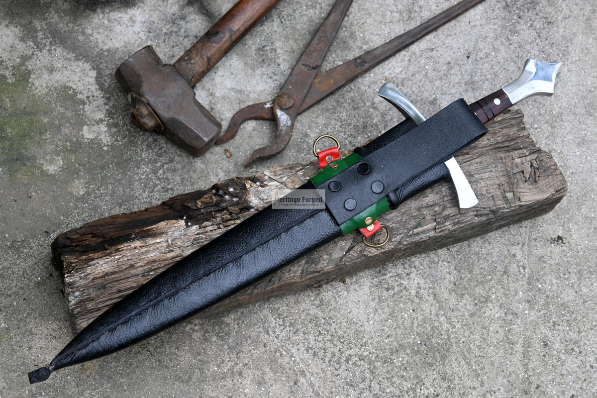 Handmade Viking dagger side view