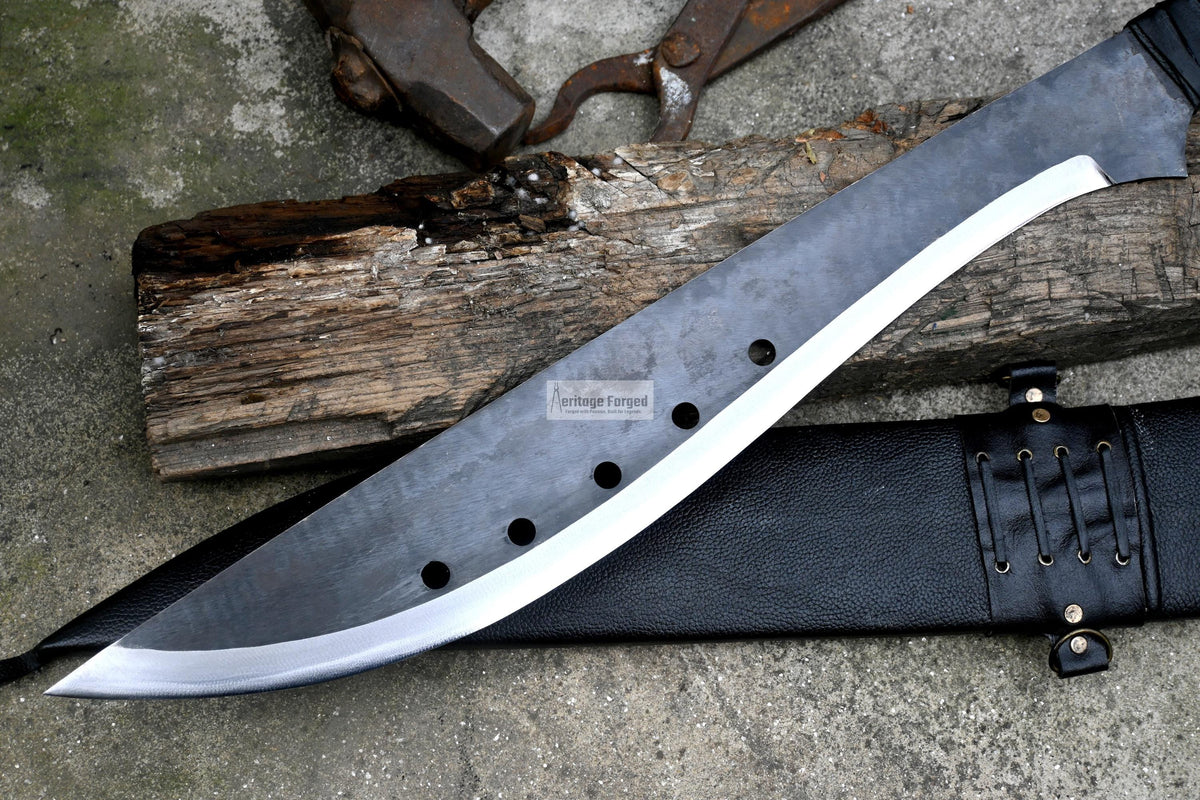  Viking dagger with 5160 carbon steel blade and rosewood handle