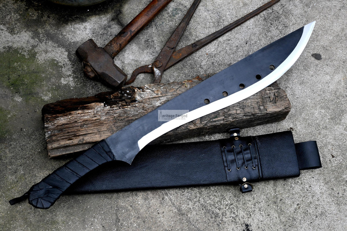 14 inch carbon steel blade on Viking dagger 