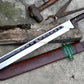SEAX MACHETE / Large Jungle Machete/ 20 inches Long Blade Heavy duties machete/ Full tang/ Leaf spring of truck/ Tempered/Sharpen/Working