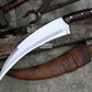 KARAMBIT MACHETE/ 13 inches Long Blade large knife/Hunting knife/made from 5160 leaf spring /Tempered / Sharpen/Sheath included