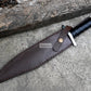RAMBO PART ONE / Rambo first Blood knife/ Hand forged knife/Made from leaf spring/ Tempered/ Sharpen/Ready to use /Movie knife /hunting
