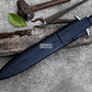 XIPHOS SWORD  / 18 inches Long Blade hand forged Sword/Leaf spring of truck/Horn Handle/Sharpen/Tempered/Ready to use/knife/knives