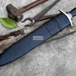 XIPHOS SWORD  / 18 inches Long Blade hand forged Sword/Leaf spring of truck/Horn Handle/Sharpen/Tempered/Ready to use/knife/knives