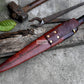 SCOTTISH DIRK/16 inches Long Blade Hand forged dirk knife /Leaf spring of truck/Rosewood Handle/Sharpen/Tempered/Ready to use/knife/knives
