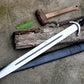 TENE SWORD/22 inches Long Blade hand forged Sword/Leaf spring of truck/Rosewood Handle/Sharpen/Tempered/Ready to use/knife/knives