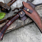 KAMA KNIFE/Traditional Japanese knife/Farmer Sickle /Leaf spring of truck/Rosewood Handle/Sharpen/Tempered/Ready to use/knife/knives