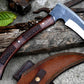 KAMA KNIFE/Traditional Japanese knife/Farmer Sickle /Leaf spring of truck/Rosewood Handle/Sharpen/Tempered/Ready to use/knife/knives