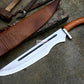 JUNGLE MACHETE / Large Jungle Machete/18 inches Long Blade Heavy duties machete/ Full tang/ Leaf spring of truck/ Tempered/Sharpen/Working