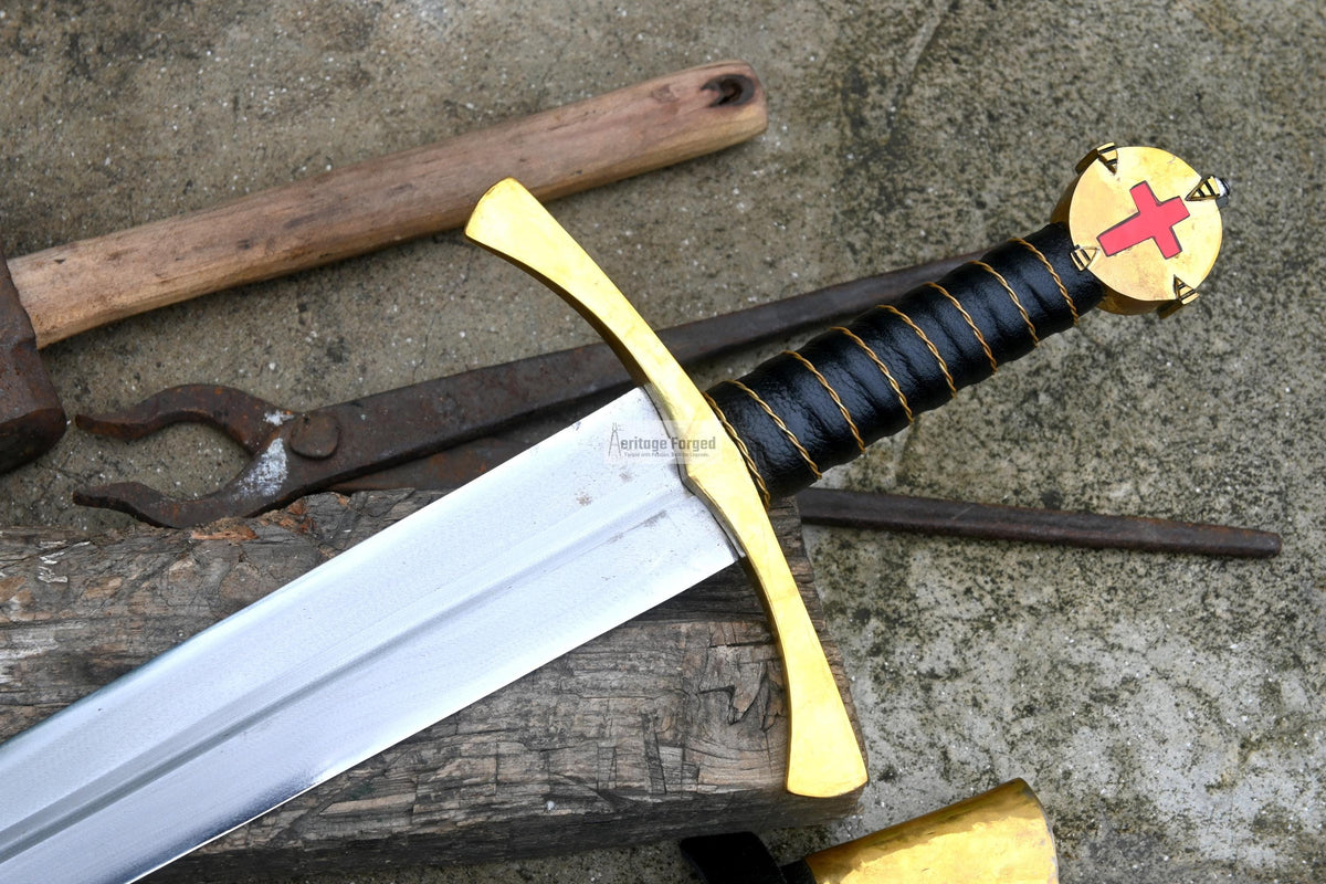 VIKING SWORD/27 inches Long Blade hand forged Sword/Leaf spring of truck/Rosewood Handle/Sharpen/Tempered/Ready to use/knife/knives