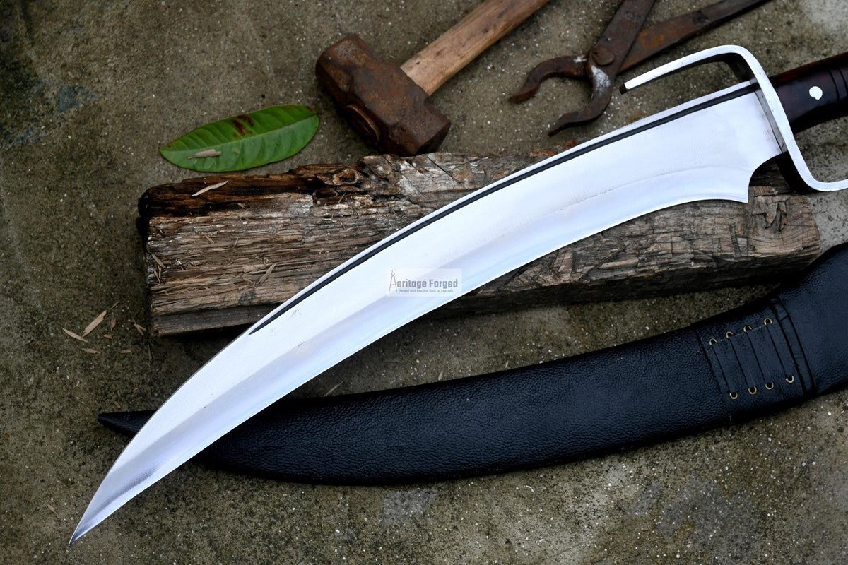 KORTADA MACHETE/21 inches long Blade Large Jungle machete/ Real working machete/ Historical Machete/Best for Heavy duties/Carbon steel/Sharp