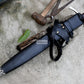 VIKING SWORD/24 inches Long Blade hand forged Sword/Leaf spring of truck/Rosewood Handle/Sharpen/Tempered/Ready to use/knife/knives