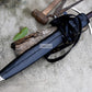 VIKING SWORD/24 inches Long Blade hand forged Sword/Leaf spring of truck/Rosewood Handle/Sharpen/Tempered/Ready to use/knife/knives