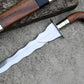 PUNYAL DAGGER/12 inches Long Blade hand forged Kris Dagger/Leaf spring of truck/Rosewood Handle/Sharpen/Tempered/Ready to use/knife/knives