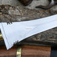 MORO DAGGER/14 inches Long Blade hand forged Filipino Dagger/Leaf spring of truck/Rosewood Handle/Sharpen/Tempered/Ready to use/knife/knives