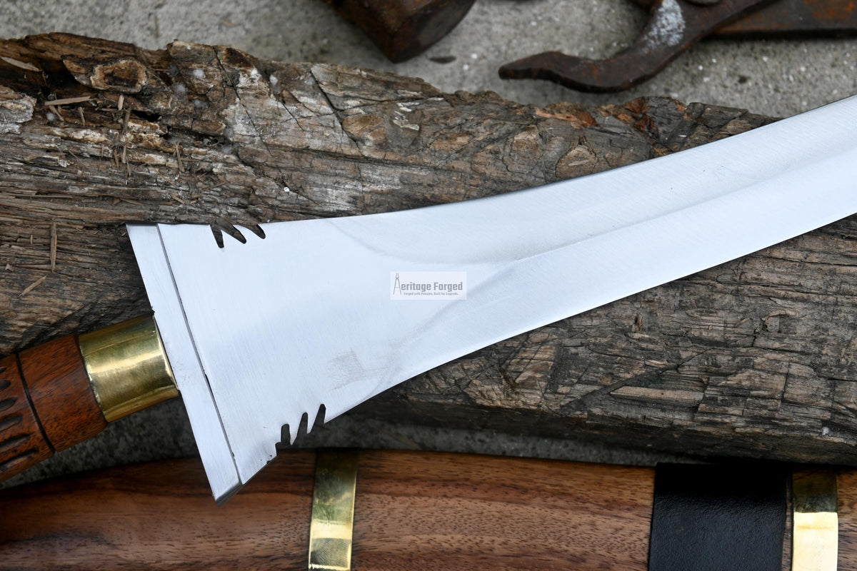 MORO DAGGER/14 inches Long Blade hand forged Filipino Dagger/Leaf spring of truck/Rosewood Handle/Sharpen/Tempered/Ready to use/knife/knives