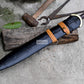 GREEK XIPHOS/ 22 inches Long Blade hand forged historical Sword/Leaf spring of truck/Wooden Handle/Custom forged sword
