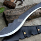 KOPIS MACHETE/ 20 inches Long Blade hand forged custom forged kopis /Leaf spring of truck /Sharpen/Tempered/Ready to use/knife/knives