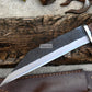 SEAX KNIFE / 8 inches long Blade Hunting knife / Hand forged knife / Made from Leaf spring of truck / Tempered / Sharpen/ Ready to use