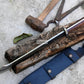 HEAVY MACHETE / Large Jungle Machete/ 16 inches Long Blade Heavy duties machete/ Full tang/ Leaf spring of truck/ Tempered/Sharpen/Working