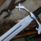 VIKING SWORD/24 inches Long Blade hand Made Sword/Leaf spring of truck/Rosewood Handle/Sharpen/Tempered/Ready to use/knife/knives