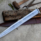 VIKING SWORD/21 inches Long Blade hand Made Sword/Leaf spring of truck/Rosewood Handle/Sharpen/Tempered/Flower pattern etched sword