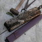 VIKING SWORD/21 inches Long Blade hand Made Sword/Leaf spring of truck/Rosewood Handle/Sharpen/Tempered/Flower pattern etched sword