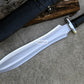 SHORT GLADIUS SWORD/16 inches Long Blade hand forged Sword/Leaf spring of truck/Rosewood Handle/Sharpen/Tempered/Ready to use/knife/knives