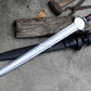 GREEK XIPHOS/ 24 inches Long Blade hand forged historical Sword/Leaf spring of truck/Wooden Handle/Custom forged sword