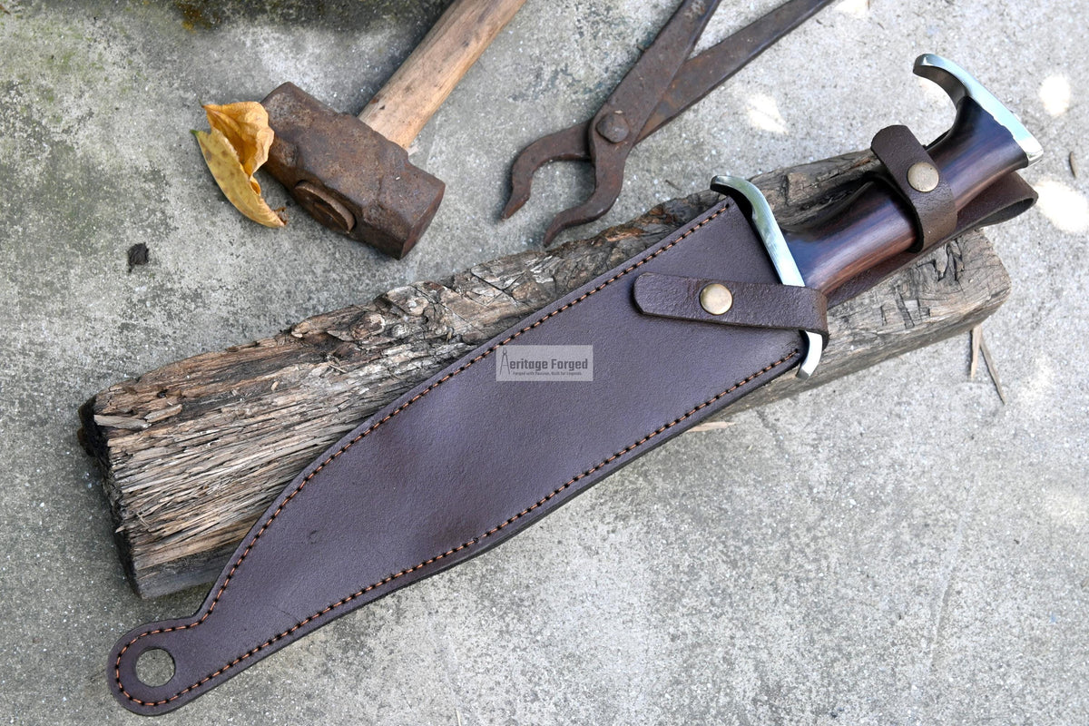 RAMBO III KNIFE/ Rambo 3 knife/ Hand forged knife/Made from leaf spring/ Tempered/ Sharpen/Ready to use /Movie knife /hunting