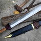 GLADIUS SWORD /20 inches long Blade Hand Forged Sword/ Gladius Machete/Handmade from Leaf spring of Truck-Balance water tempered/Sharp