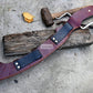 KHOPESH MACHETE/ 19 inches Long Blade hand forged Egyptian  khopesh sword /Leaf spring of truck /Sharpen/Tempered/Ready to use/knife/knives