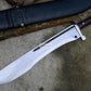 JUNGLE MACHETE / Large Jungle Clever/19 inches Long Blade Heavy duties machete/ Full tang/ Leaf spring of truck/ Tempered/Sharpen/Working