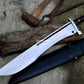JUNGLE MACHETE / Large Jungle Clever/19 inches Long Blade Heavy duties machete/ Full tang/ Leaf spring of truck/ Tempered/Sharpen/Working