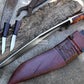SPECIAL KHUKURI / Large kukri Machete/ 14 inches Long Blade Heavy machete/ Full tang/ Leaf spring of truck/ Tempered/Sharpen/Working