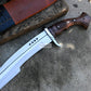 SPARTAN MACHETE /18 inches Long Blade hand forged Sword/Leaf spring of truck/Rosewood Handle/Sharpen/Tempered/Ready to use/knife/knives