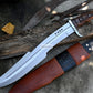 SPARTAN MACHETE /18 inches Long Blade hand forged Sword/Leaf spring of truck/Rosewood Handle/Sharpen/Tempered/Ready to use/knife/knives