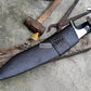KUKRI MACHETE / Large Jungle Machete/ 16 inches Long Blade Heavy duties machete/ Full tang/ Leaf spring of truck/ Tempered/Sharpen/Working