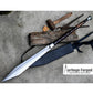 GLADIUS SPEAR / hand forged spear /17 inches Long Blade spear/ Greek Spear/ Full tang/ Leaf spring of truck/ Tempered/Sharpen