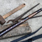 GLADIUS SPEAR / hand forged spear /17 inches Long Blade spear/ Greek Spear/ Full tang/ Leaf spring of truck/ Tempered/Sharpen