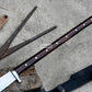 DAO MACHETE / Large Jungle Machete/20 inches Long Blade Heavy duties machete/ Long Handle/ Leaf spring of truck/ Tempered/Sharpen/Working