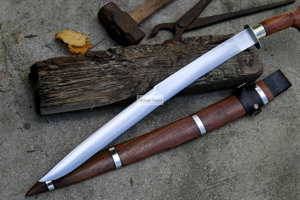 BICUCO SWORD /20 inches long Blade Hand Forged Filipino Sword/ Machete/Handmade from Leaf spring of Truck-Balance water tempered/Sharp