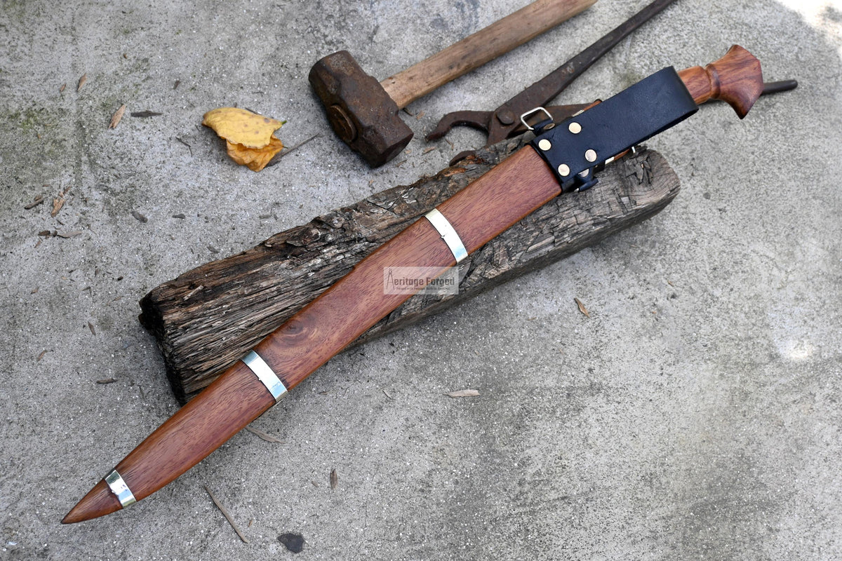 BICUCO SWORD /20 inches long Blade Hand Forged Filipino Sword/ Machete/Handmade from Leaf spring of Truck-Balance water tempered/Sharp