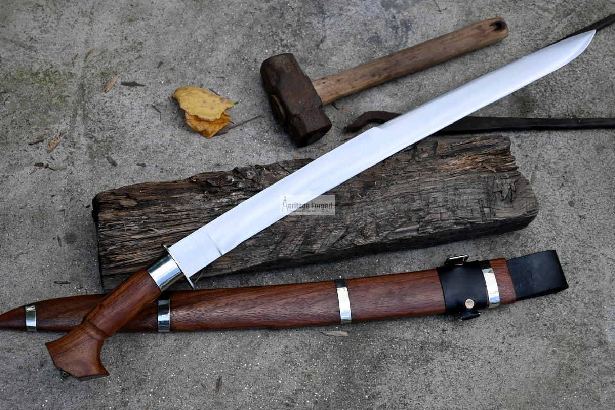 BICUCO SWORD /20 inches long Blade Hand Forged Filipino Sword/ Machete/Handmade from Leaf spring of Truck-Balance water tempered/Sharp